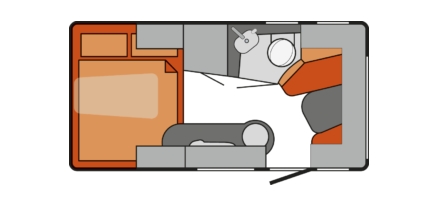 Model diagram Tabbert T@b 400 TD