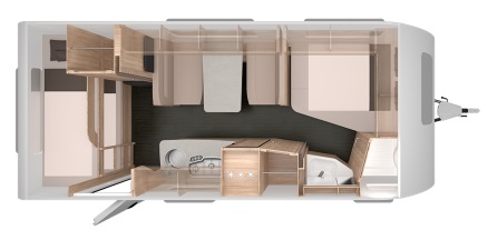 Model diagram Knaus Südwind 540 FDK