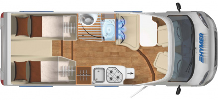 Model diagram Hymer Exsis-t 474
