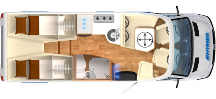 Model diagram Hymer B-Class ModernComfort T 600