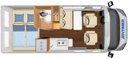 Model diagram Hymer Free 600