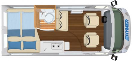 Model diagram Hymer Fiat Ayers Rock