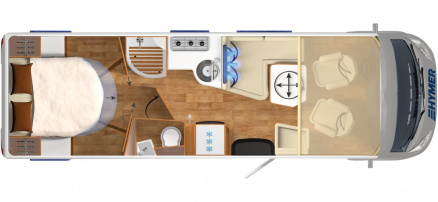 Model diagram Hymer B-Class MasterLine 790