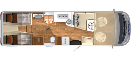 Model diagram Hymer B-Class MasterLine 880