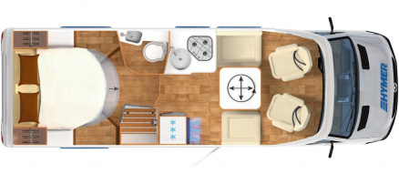 Model diagram Hymer Tramp S 695