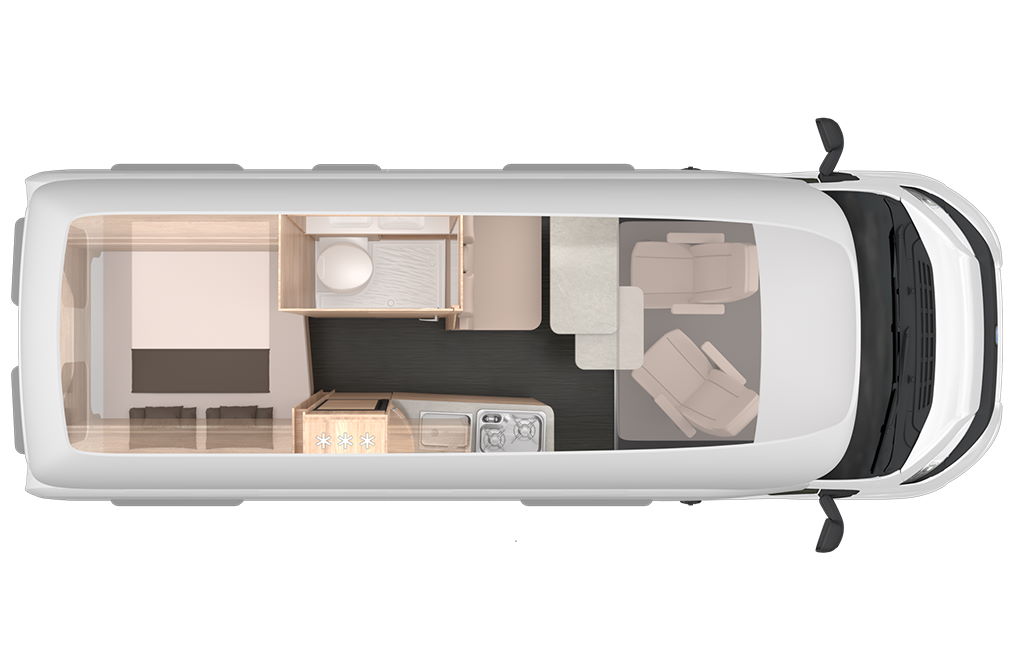 Model diagram Knaus Boxstar XL 600 STREET