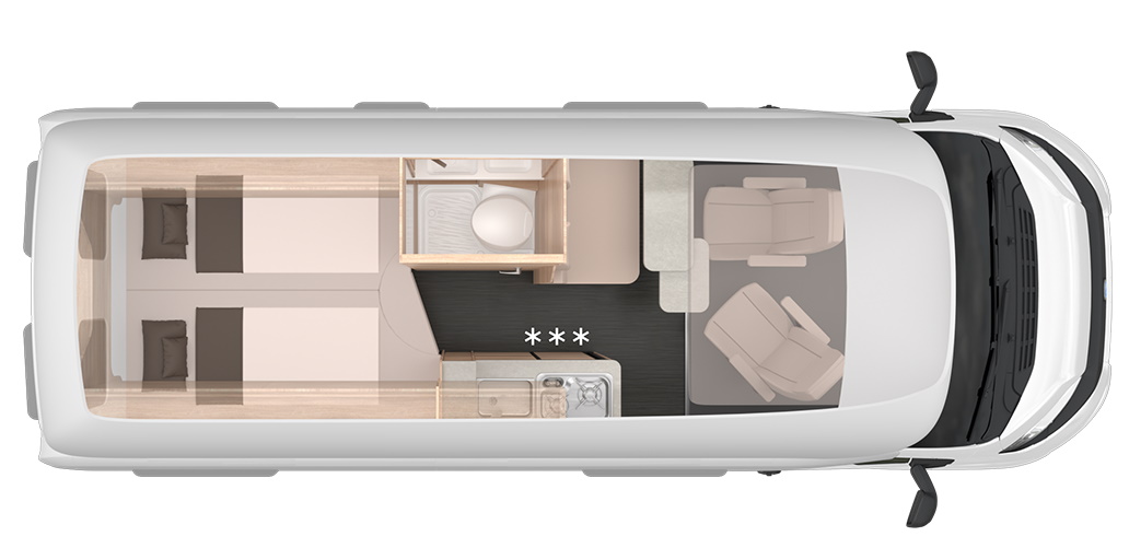 Model diagram Knaus Boxstar XL 600 LIFETIME
