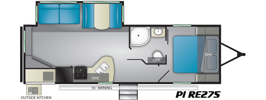 Model diagram Heartland Pioneer RE 275