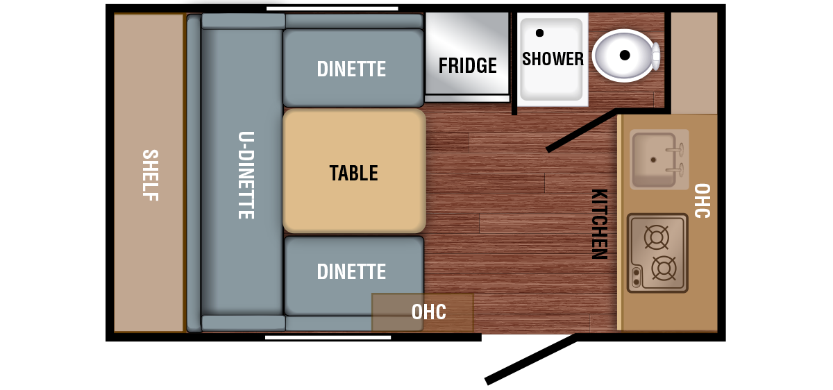 Model diagram Braxton Creek Bushwhacker Plus Trailer