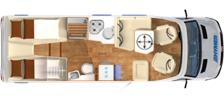 Model diagram Hymer Tramp S 680