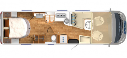 Model diagram Hymer B-Class MasterLine 890