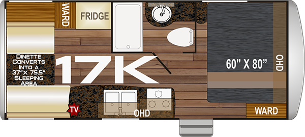 Model diagram Northwood NASH 17K