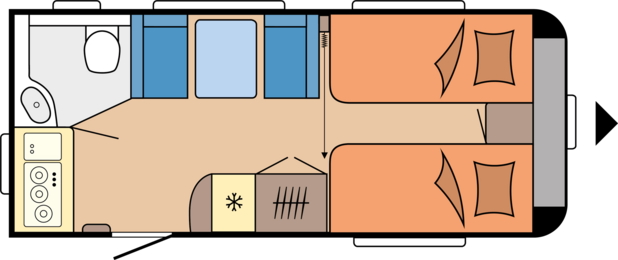Model diagram Hobby Excellent 460 SL