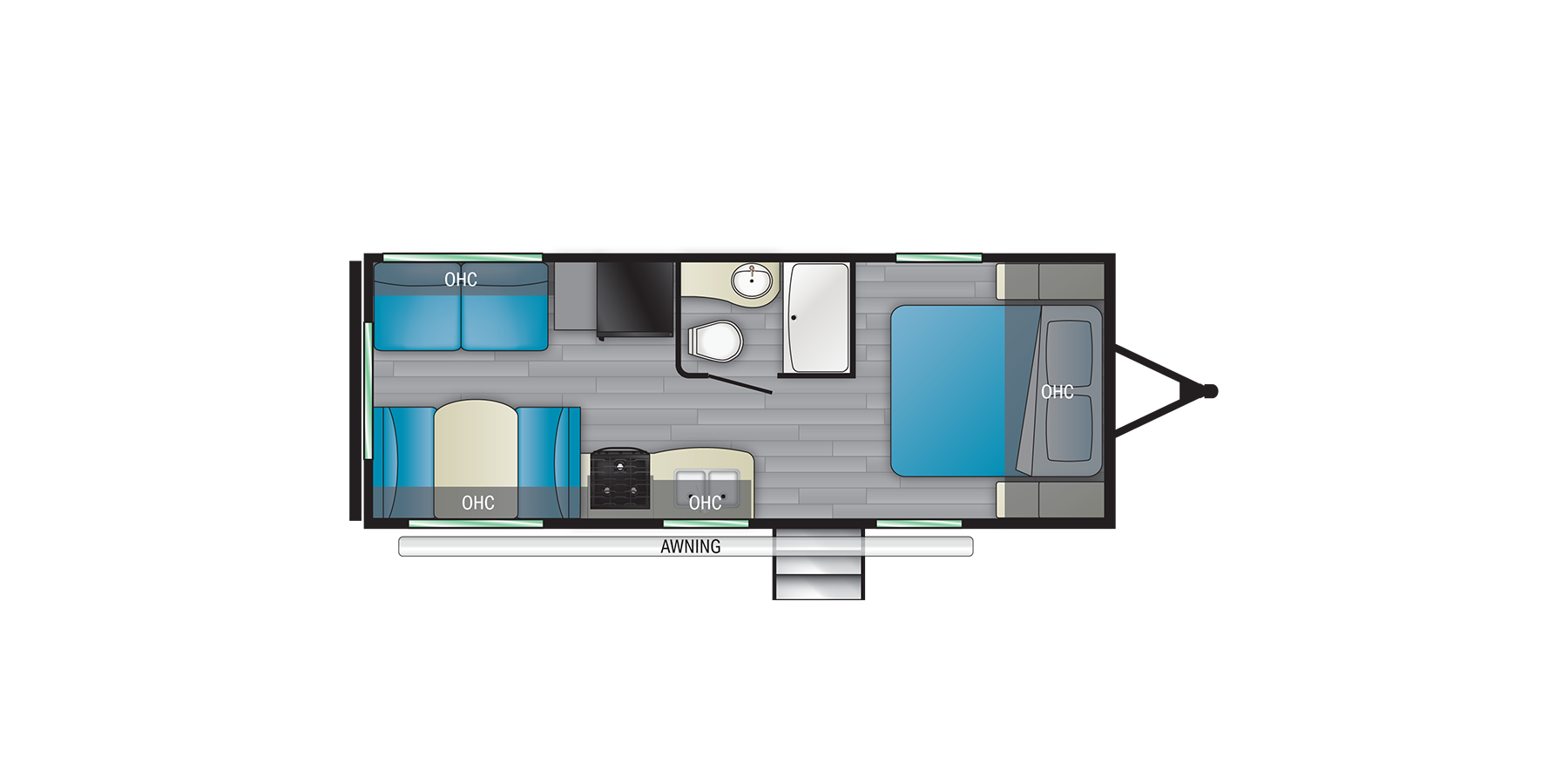 Model diagram Heartland Pioneer RD210