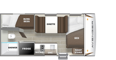 Model diagram Prime Time Avenger 16BH