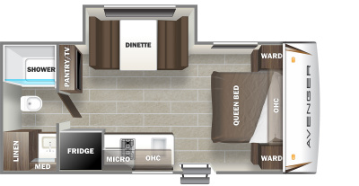 Model diagram Prime Time Avenger 17FQS