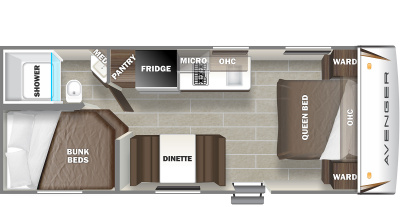 Model diagram Prime Time Avenger 22BH