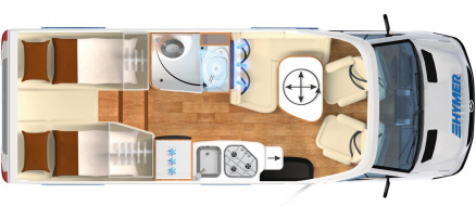 Model diagram Hymer ML-T CrossOver 570