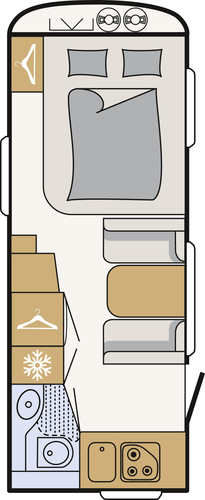 Model diagram Dethleffs C-joy 480 FSH