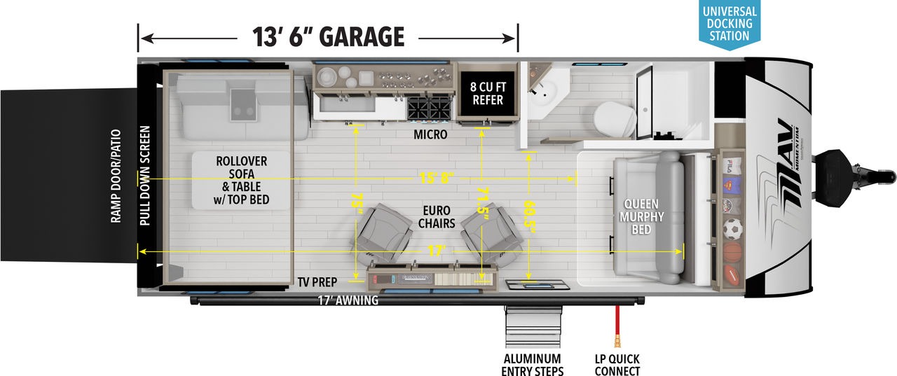 Model diagram Grand Design MOMENTUM MAV 22MAV
