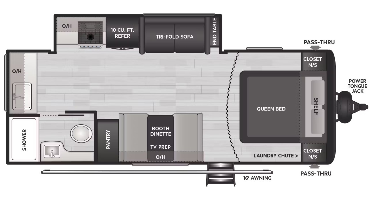 Model diagram Keystone Springdale 220ML