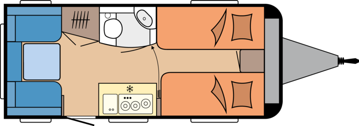Model diagram Hobby Ontour 460 DL