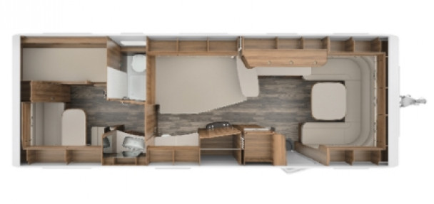 Model diagram Tabbert DA VINCI, 700 KD 2,5