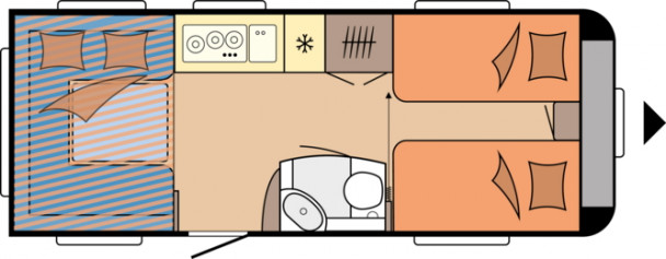 Model diagram Hobby De Luxe, 515 UHL
