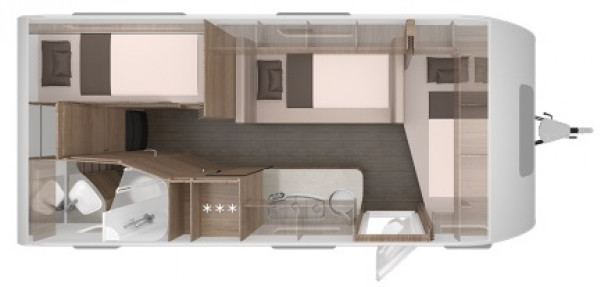 Model diagram Knaus Sport, 500 KD