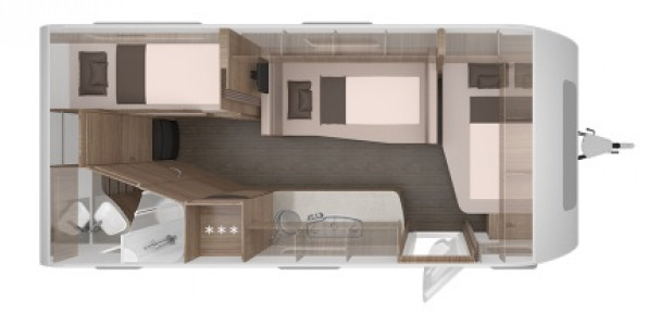 Model diagram Knaus Sport, 580 QS