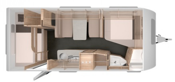 Model diagram Knaus Südwind, 540 FDK