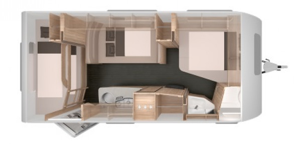 Model diagram Knaus Südwind, 550 FSK