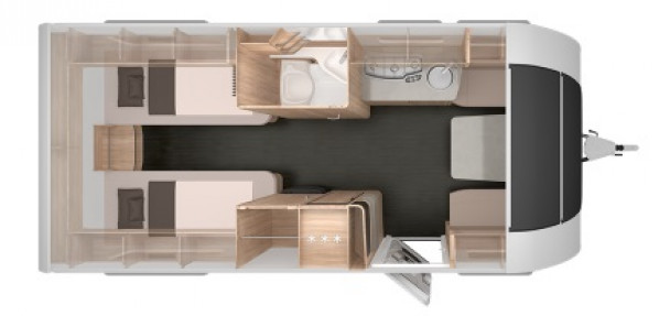 Model diagram Knaus Südwind, 580 UE