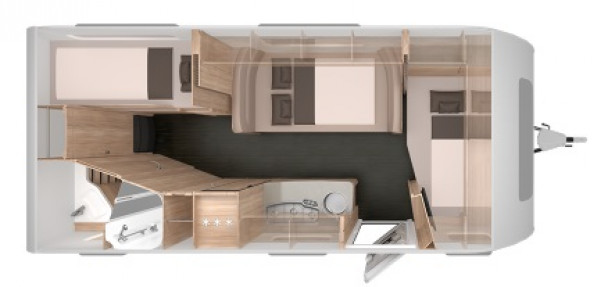 Model diagram Knaus Südwind, 580 QS