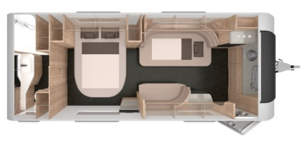 Model diagram Knaus Südwind, 650 PXB