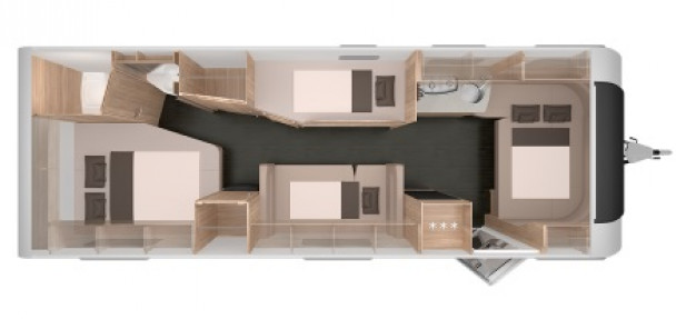 Model diagram Knaus Südwind, 750 UDF