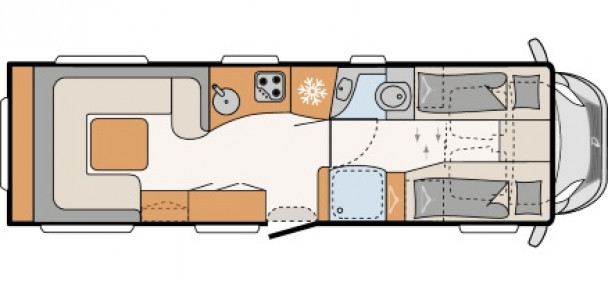 Model diagram Dethleffs Alpa A, A 7820-2