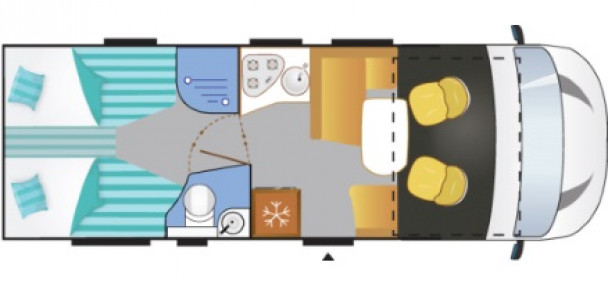 Model diagram Challenger Sirius, 2077