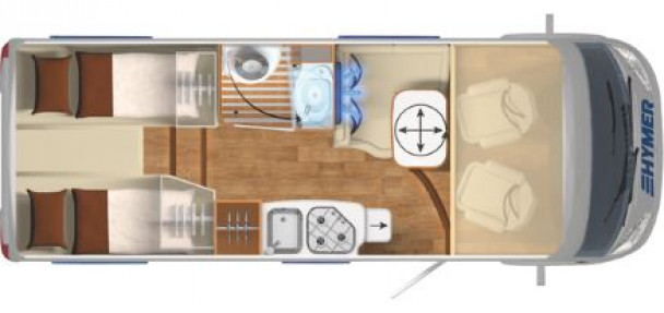 Model diagram Hymer Exsis-i, 474