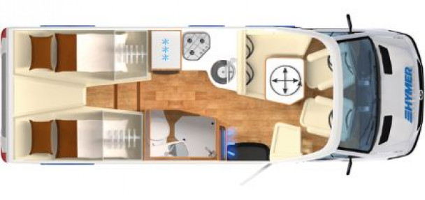 Model diagram Hymer B-Class ModernComfort T, 600