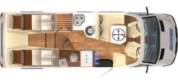 Model diagram Hymer B-Class ModernComfort T, 680