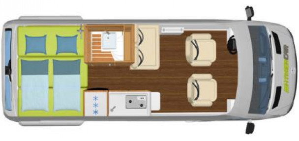 Model diagram Hymer Grand Canyon S, Grand Canyon S (доп.опция 4x4 - код 1133)