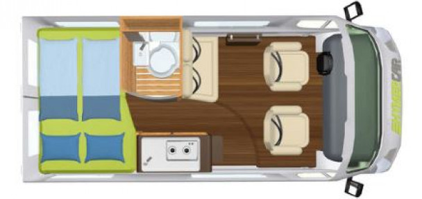Model diagram Hymer Fiat, Ayers Rock