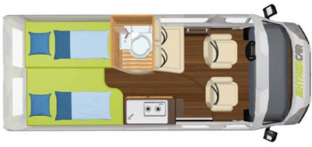 Model diagram Hymer Fiat, Yosemite