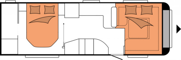 Model diagram Hobby Prestige, 720 WQC