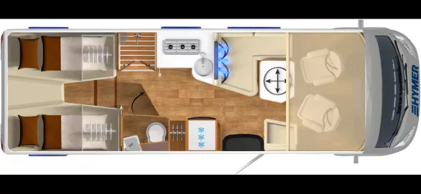 Model diagram Hymer B-Class MasterLine, 780