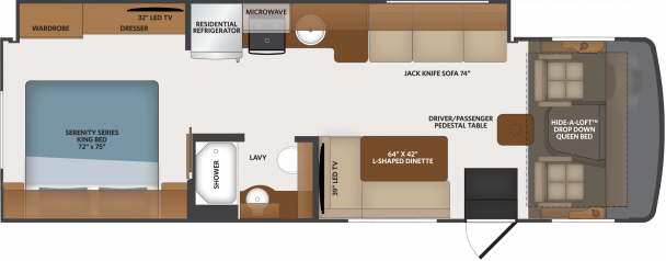 Model diagram Fleetwood Flair, 29M