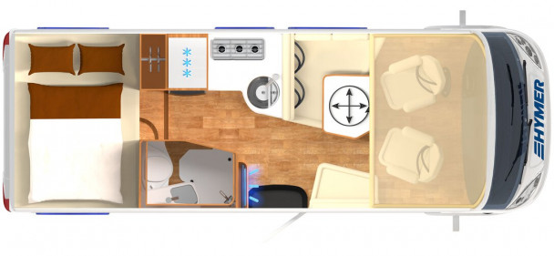 Model diagram Hymer B-Class ModernComfort I, 550