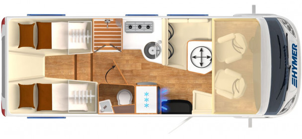 Model diagram Hymer B-Class ModernComfort I, 680