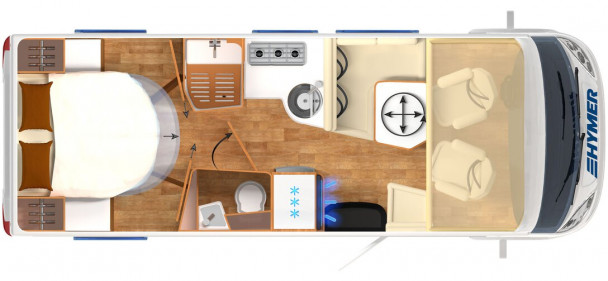Model diagram Hymer B-Class ModernComfort I, 690